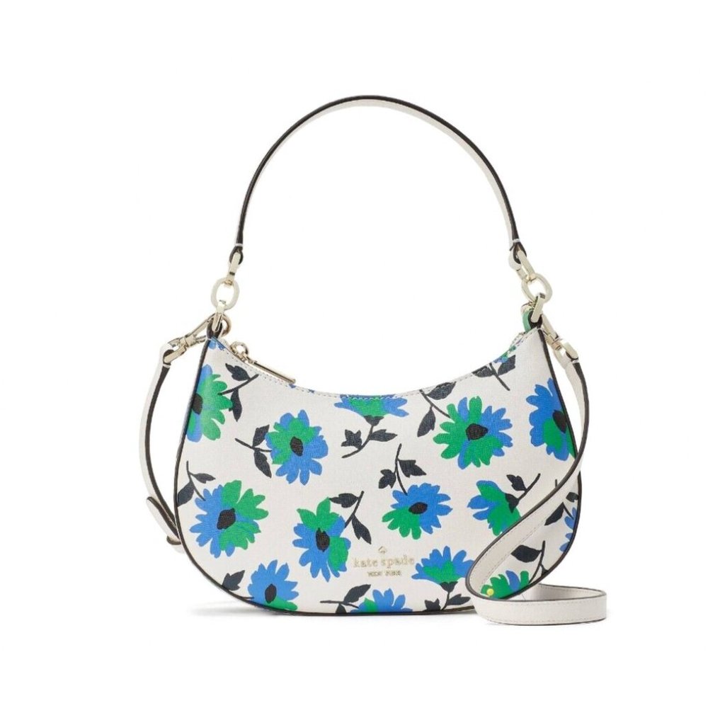 New Kate Spade Kristi Park Posies Crossbody Cream Multi - Picture 4 of 4